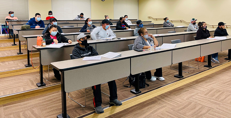 image of esl caldwell class