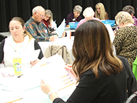 Volunteers at the TVCC Scholarship Review Night