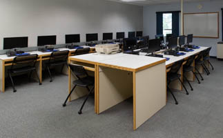 TVCC drop-in computer lab Barber Hall 223